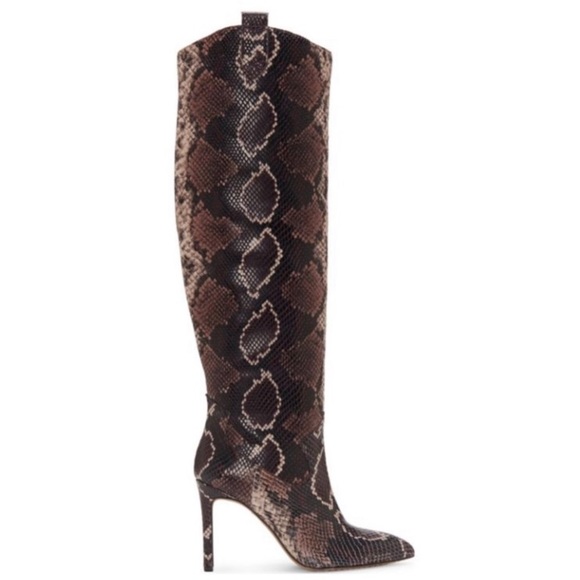 Vince Camuto Shoes - Vince Camuto Croc Embossed High Heel Boots